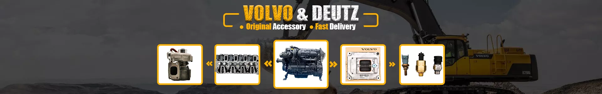 Volvo Trucks construction machinery binner