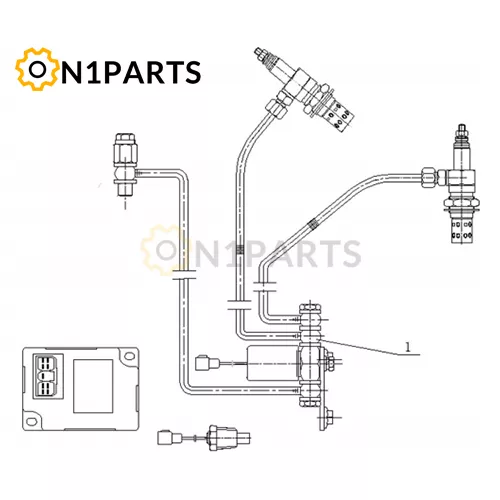 YUCHAI YC6M290 33 M32X2 1015000 01 Engine Start Assistant Device Assembly