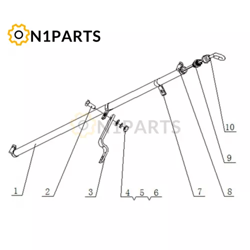 YUCHAI YC6M290 33 M33L2 1028000 03 Oil Dipstick Assembly
