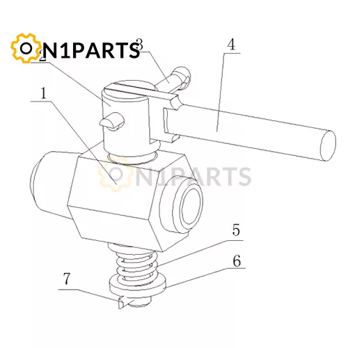 YUCHAI YC6MK375 33 231 1305000 10 Water Drain Cock