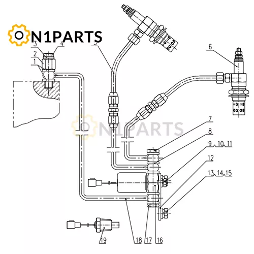 YUCHAI YC6MK375 33 E12F4 1015000 02 Engine Start Auxiliary Device Assembly