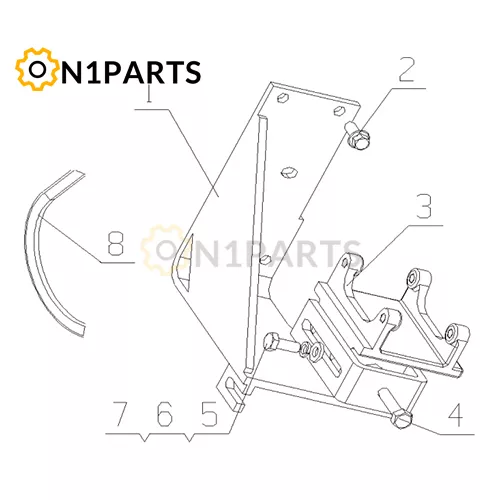 YUCHAI YC6MK375 33 MH4J1 8104000 01 Air Conditioning Compressor Assembly