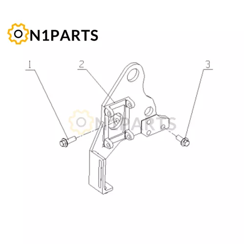 YUCHAI YC6MK400 33 MT3L2 8104000 01 Air Conditioning Compressor Assembly