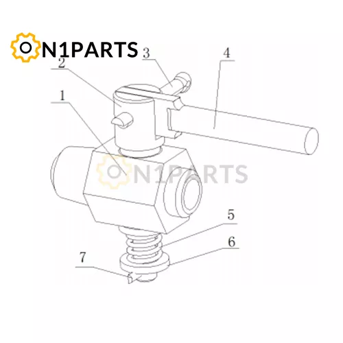 YUCHAI YC6MK400 33 231 1305000 10 Water Drain Cock