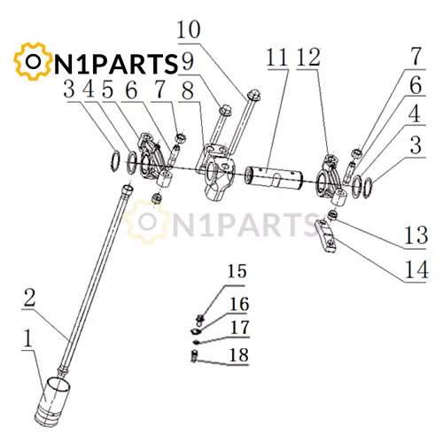 YUCHAI YC6MK400 33 MS5L2 1007000 03 Valve Train Assembly