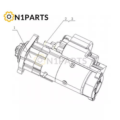 YUCHAI YC6MK400 33 MT3L2 3708000 01 Starter Assembly
